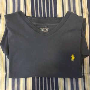 Men's Polo Ralph Lauren T-shirt V neck Size S